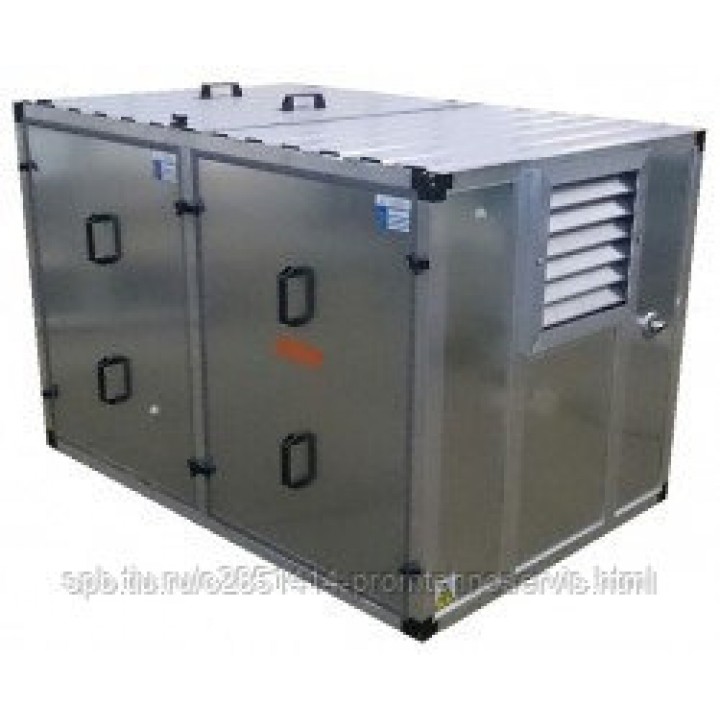 Бензиновый генератор Atlas Copco QEP R8 в контейнере с АВР