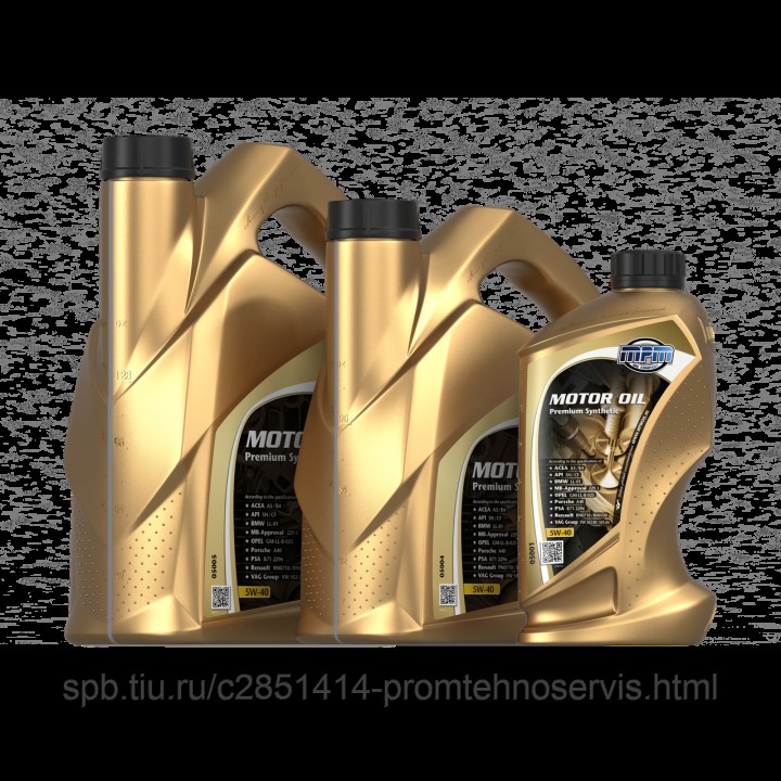 Масло моторное 5W-40 MPM Premium Synthetic 5 Ltr