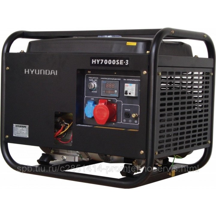 Бензиновый генератор Hyundai HY 7000SE-3