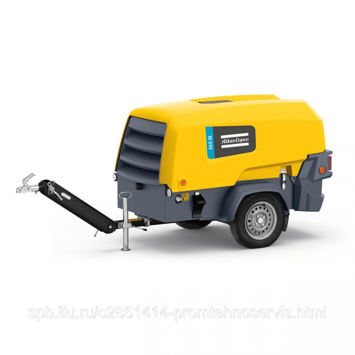 ДИЗЕЛЬНЫЙ КОМПРЕССОР Atlas Copco XAS 48 KD С ГЕНЕРАТОРОМ