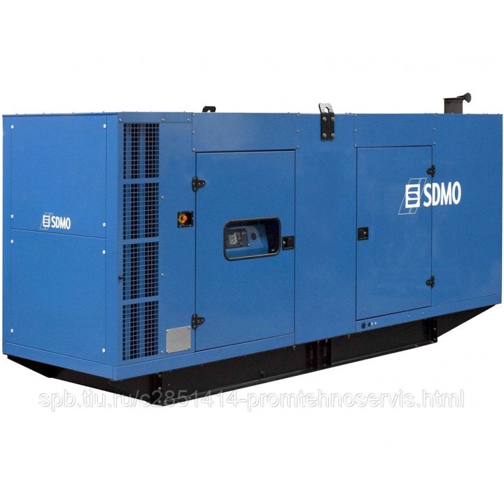 Дизельный генератор SDMO D550 в кожухе