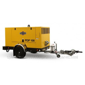 Передвижной компрессор Atmos PDP 100 фикс с тормозом