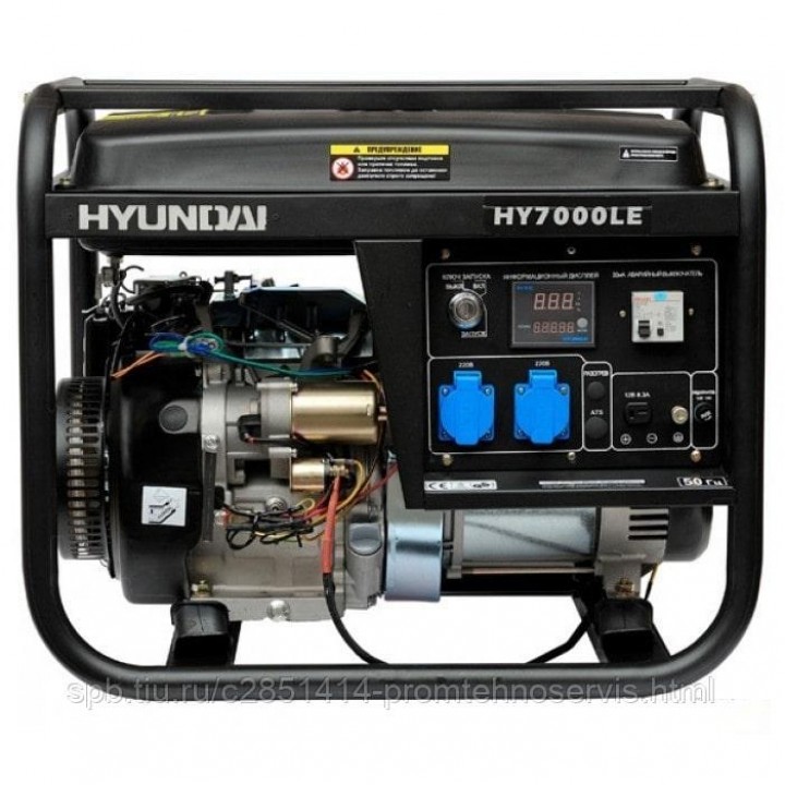 Бензиновый генератор Hyundai HY 7000LE с АВР