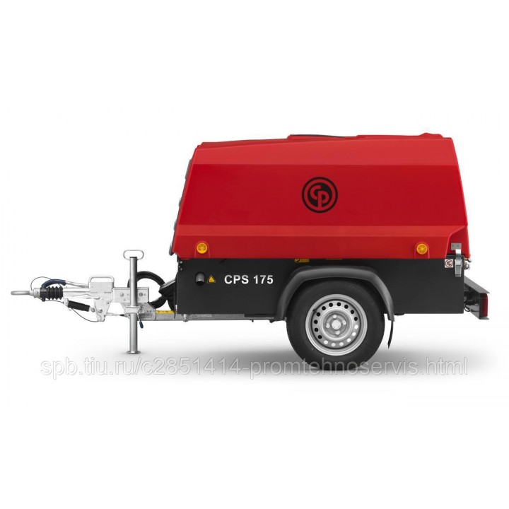 Передвижной компрессор Chicago Pneumatic CPS175 на шасси