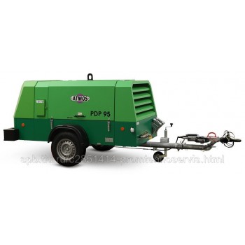 Передвижной компрессор Atmos PDP 95 10 регул с тормозом