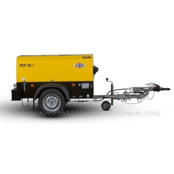 Передвижной компрессор Atmos PDP 20 10 регул с тормозом