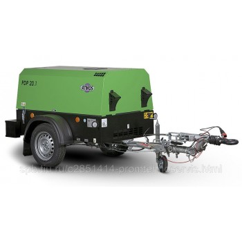 Передвижной компрессор Atmos PDP 20 фикс без тормоза