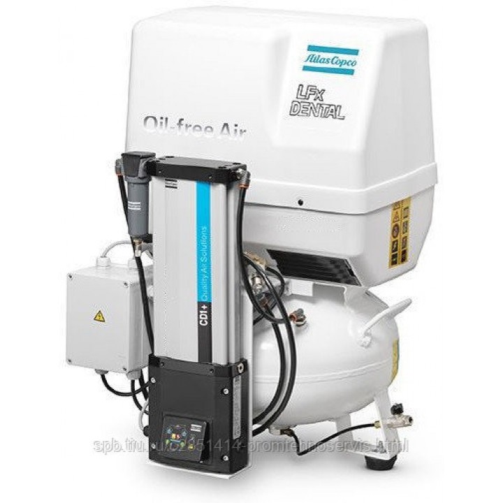 Поршневой компрессор Atlas Copco LFx 0,7 D 3PH на ресивере(24 л) с осушителем SDN