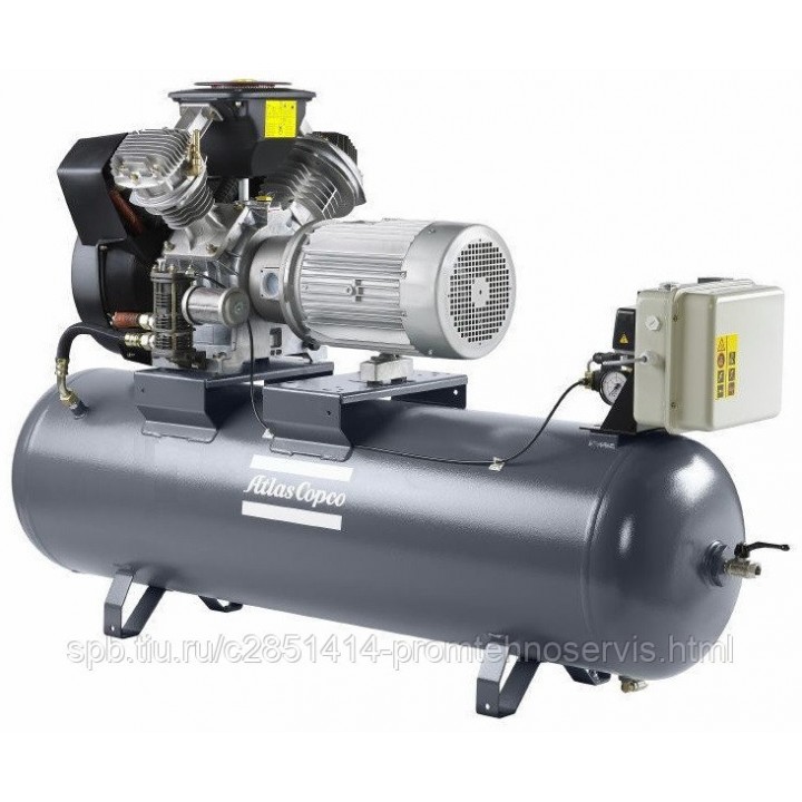 Поршневой компрессор Atlas Copco LE 2-10 (3ph) Receiver Mounted Unsilenced