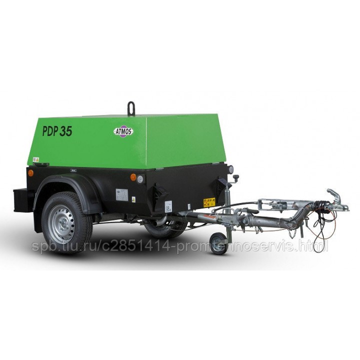 Передвижной компрессор Atmos PDP 35 12 фикс без тормоза