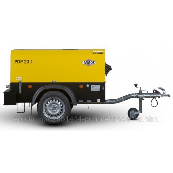 Передвижной компрессор Atmos PDP 20 10 фикс с тормозом