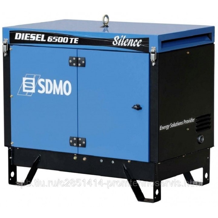 Дизельный генератор SDMO DIESEL 6500 TE AVR SILENCE с АВР