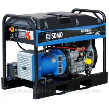 Дизельный генератор SDMO DIESEL 20000 TE XL AVR C с АВР