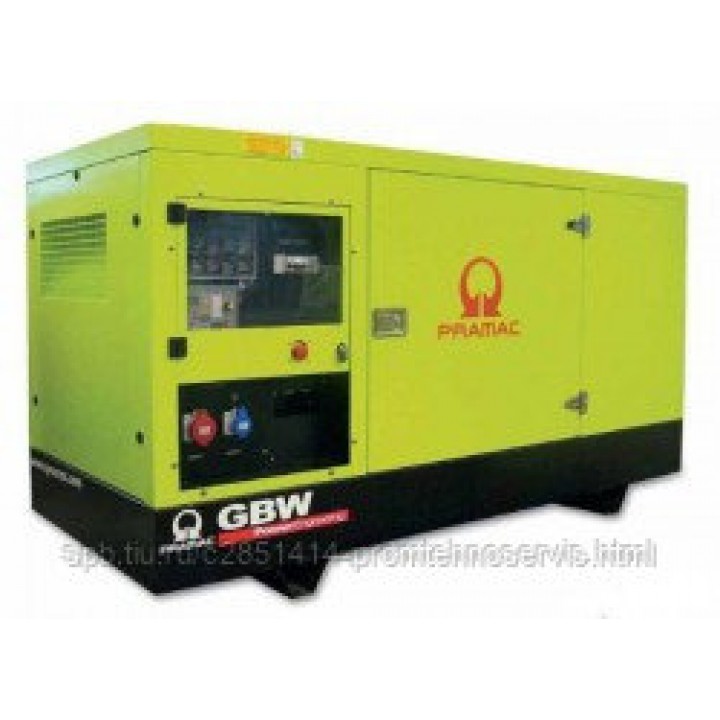 Дизельный генератор Pramac GSW170 P в кожухе