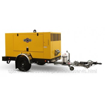 Передвижной компрессор Atmos PDP 65 10 регул без тормоза