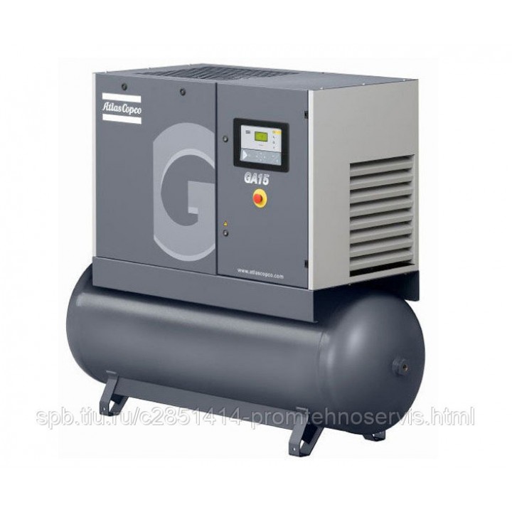 Винтовой компрессор Atlas Copco GA15 7,5P (Mk5 St) с ресивером