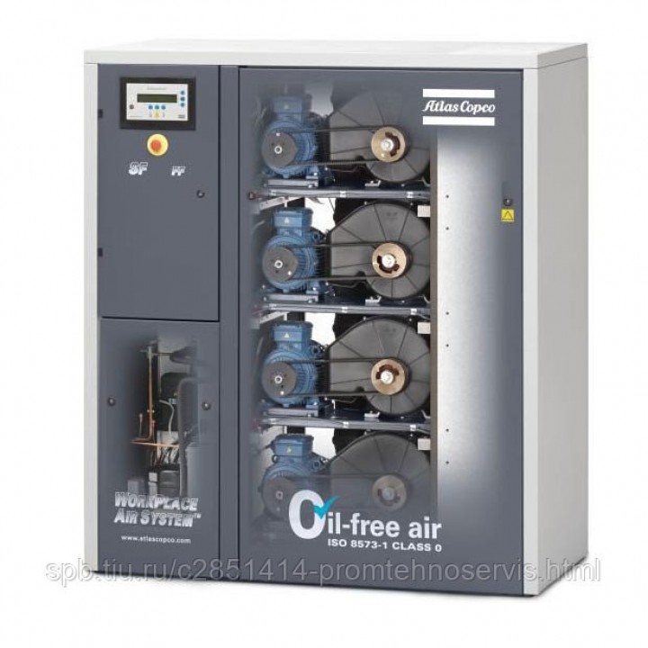 Безмасляный спиральный компрессор Atlas Copco SF DM11+ Duplex